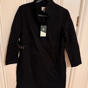 Tuckernuck Black Long Sleeve Dress Medium